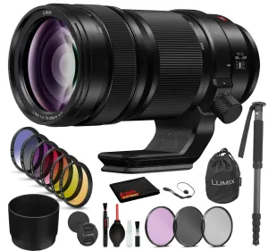 Panasonic Lumix S PRO 70-200mm f/4 O.I.S. Lens with: Sandisk Extreme Pro 64GB SD Card, 9PC Filter Kit   More