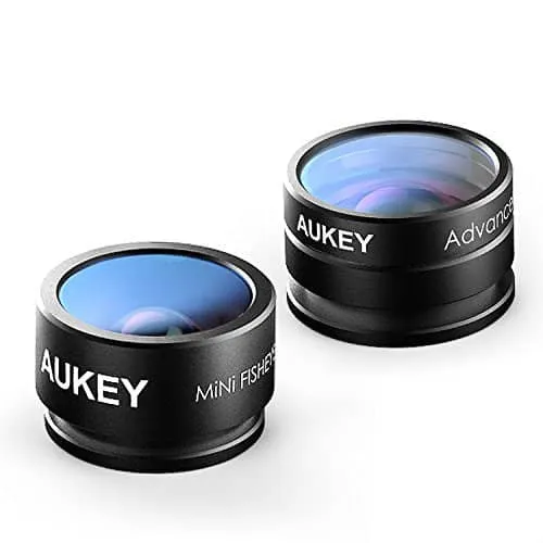 PL-A2 - 2 in 1 Mini 10X Macro Lens   Mini 160 FOV Fish Eye Wide-angle Lens