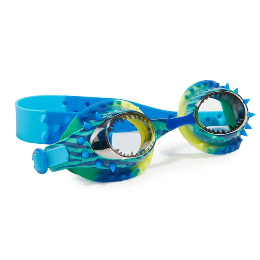 Prehistoric Swim Goggles Blue