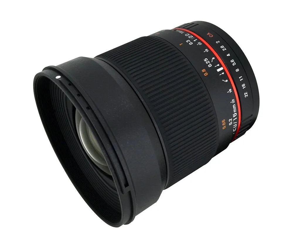 Rokinon 16M-FX 16mm f/2.0 Aspherical Wide Fixed Angle Lens for Fuji X