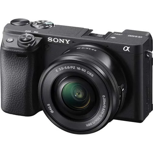 Sony Alpha a6400 Mirrorless Digital Camera with 16-50mm Lens Kit with Sony FE 85mm f/1.8 Lens and More - International M