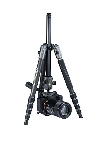 Vanguard VEO 2X 235CBP 4 in 1 Travel Tripod, Monopod, Ball Head with Removeable Pan Handle - 23 mm, Carbon Fiber