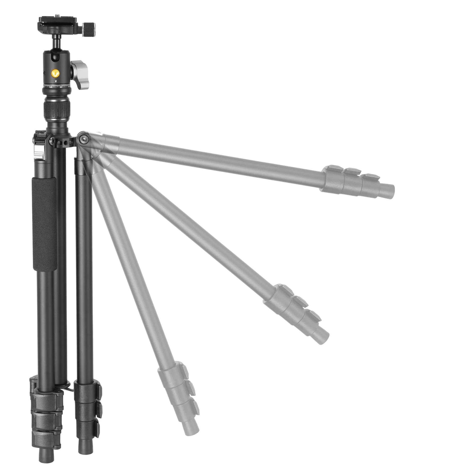 VESTA GO 204AB Aluminium Travel Tripod with Ball Head - 3kg Load Capacity