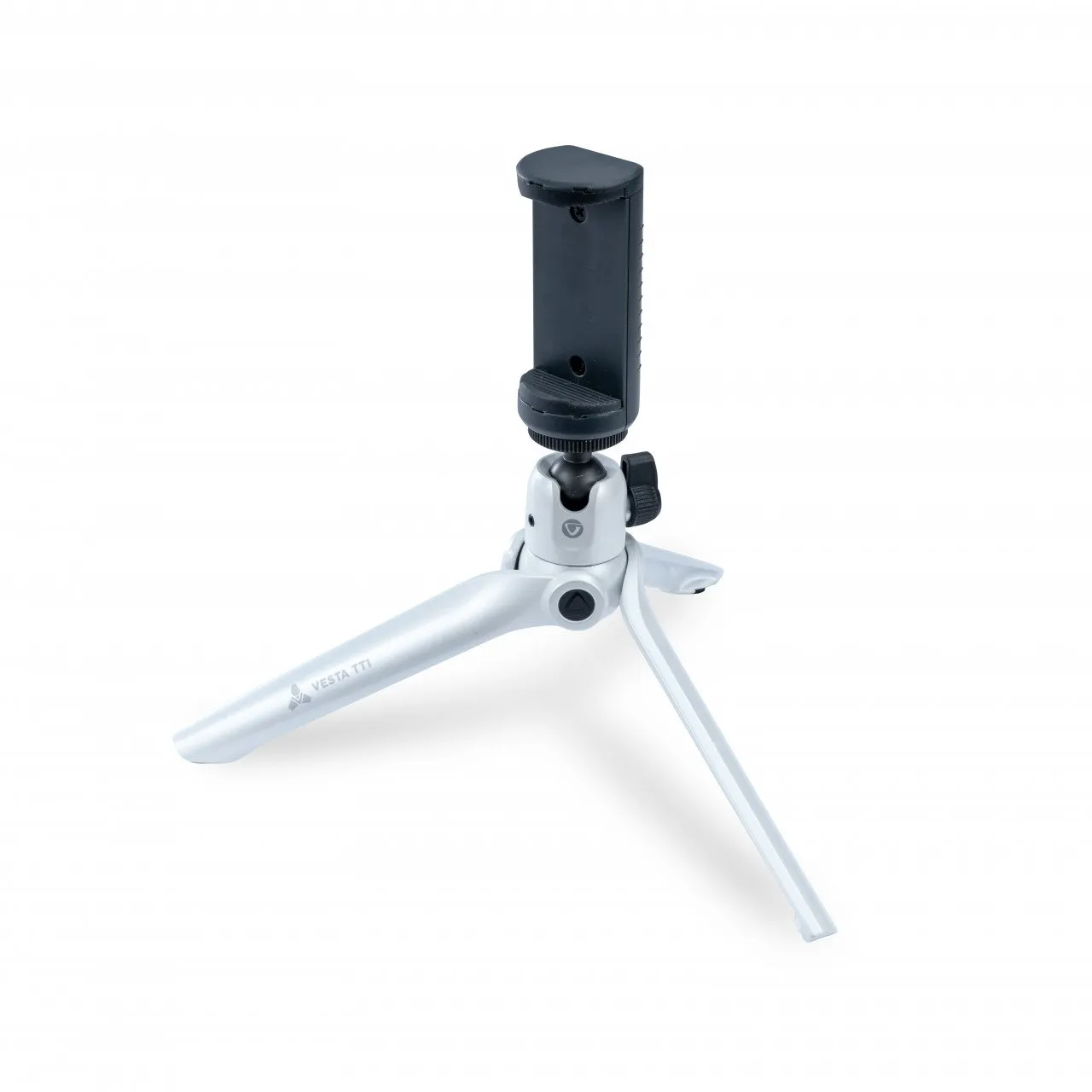 VESTA Mini Table Tripod   Smartphone Connector - White Pearl