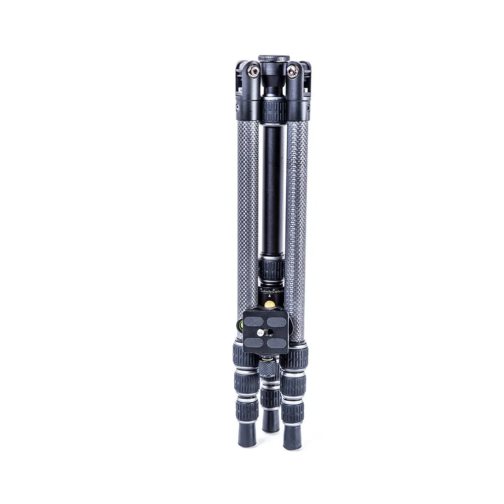 VESTA TB 204CB Carbon Fibre Travel Tripod with Twist Locks- 3kg Load Capacity