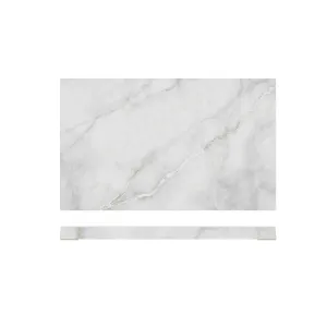 White Marble Agra Melamine GN1/3 Slab 32.5 x 17.6cm - Pack 1