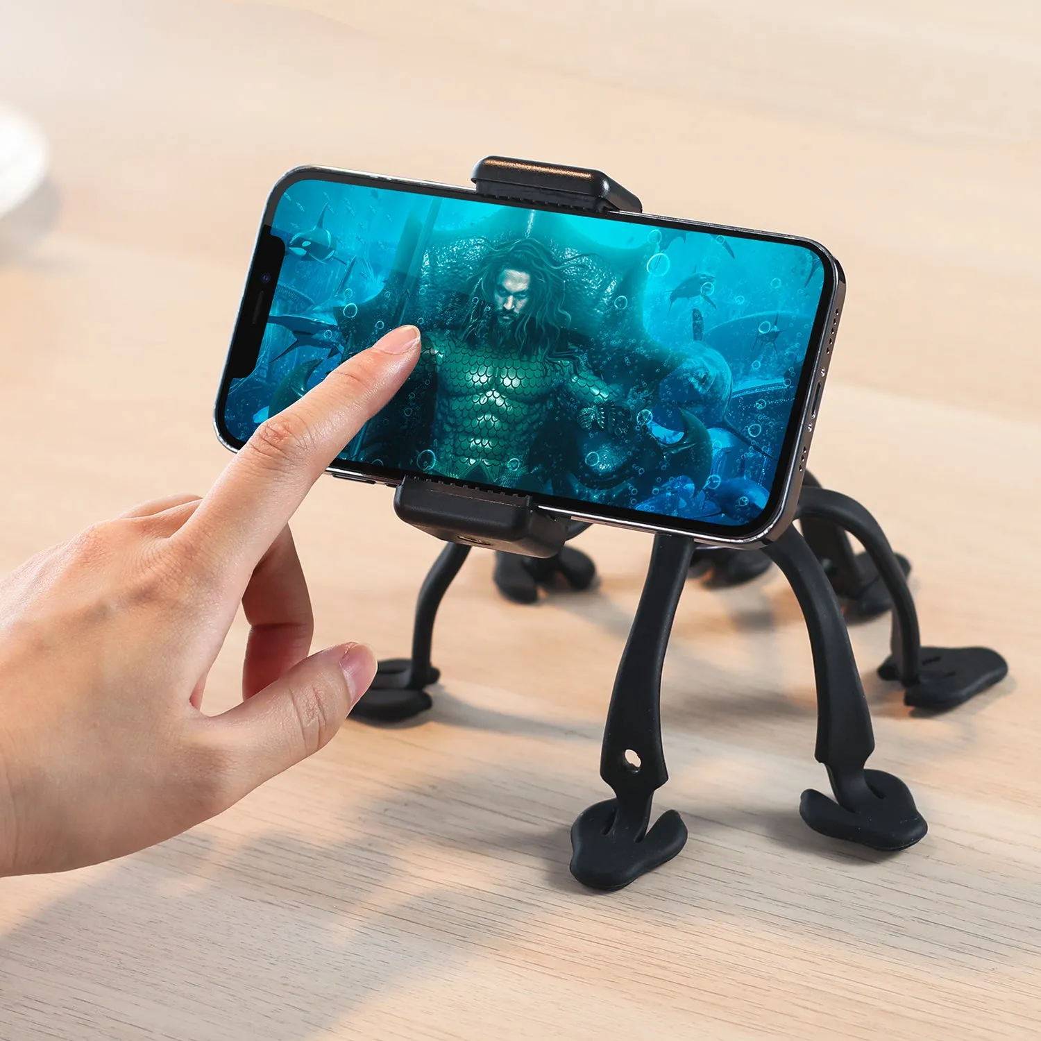 WixGear Cell Phone Octopus Tripod, Universal Smartphone Holder Octopus Tripod 8 Legs for All Smartphones